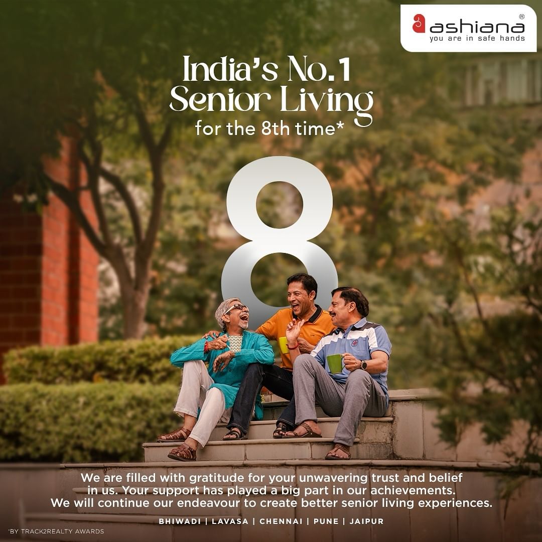 Ashiana Housing Senior Living: India’s Top Choice for 8 Consecutive Years in 2024