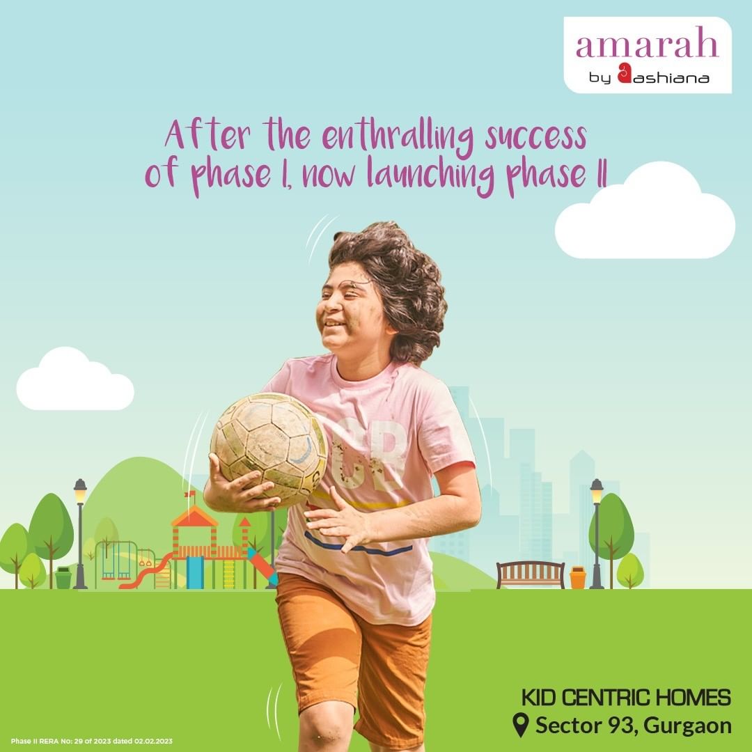 Explore Amarah by Ashiana: Kid-Centric Homes in Gurgaon