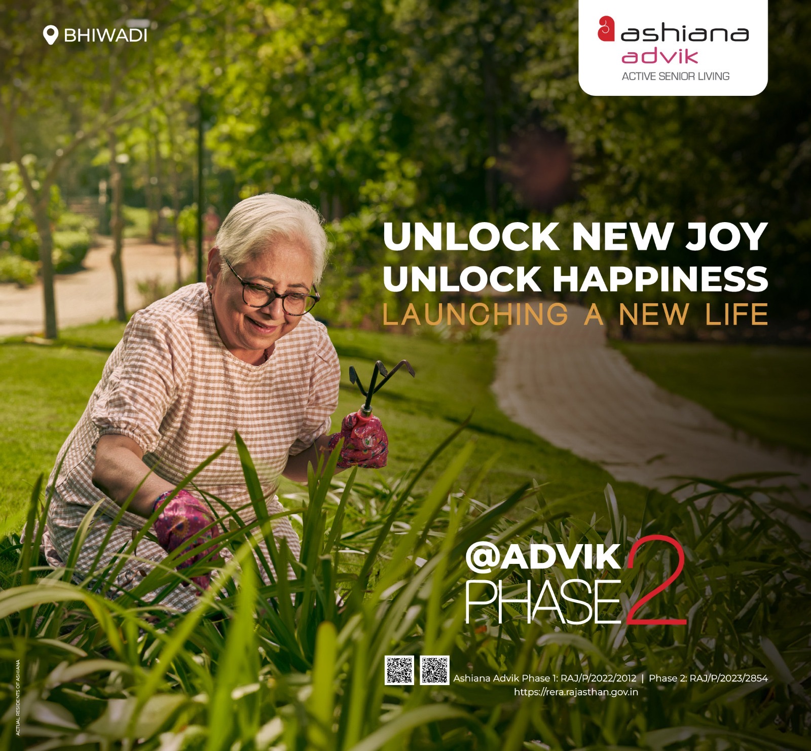 Experience the Finest Senior Living at Ashiana Advik in Bhiwadi