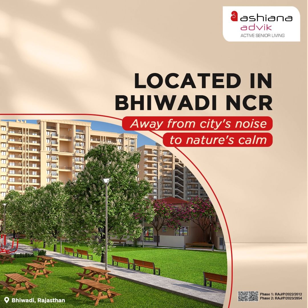 Ashiana Advik: Embrace the Ultimate Senior Living Homes in Peaceful Bhiwadi