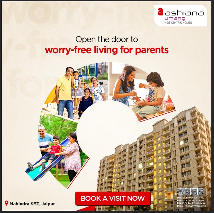 Ashiana Umang: The Premier Kid-Centric Homes for Modern Families in Jaipur