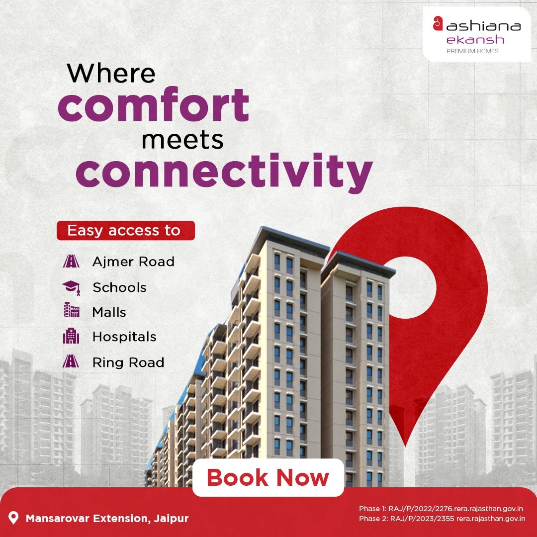 Ashiana Ekansh: Elevate Your Lifestyle with Premium Homes in Jaipur